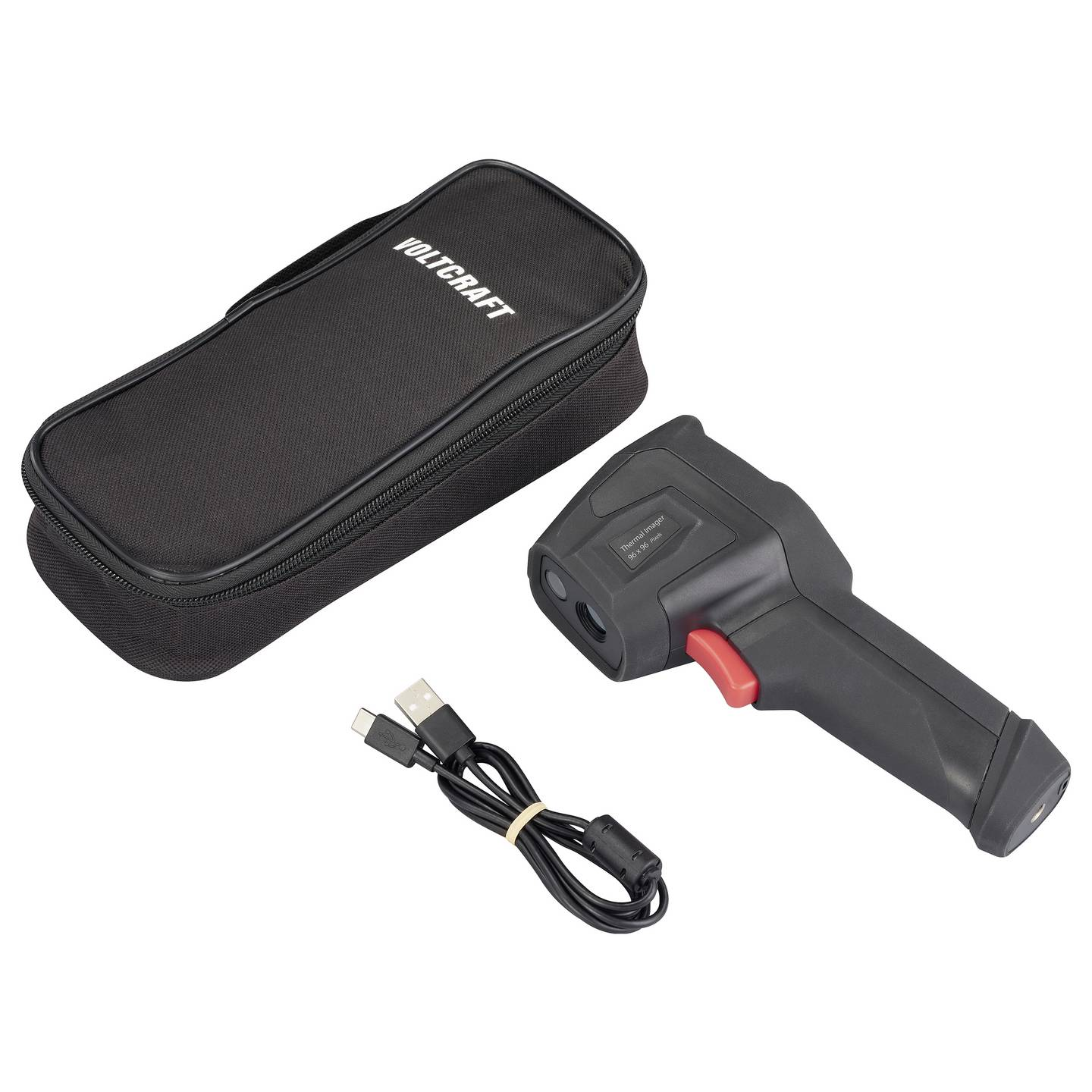 B-Ware Voltcraft Wärmebildkamera Infrarotkamera Temperaturmessung 96x96 Pixel Usb C - 4064161389967