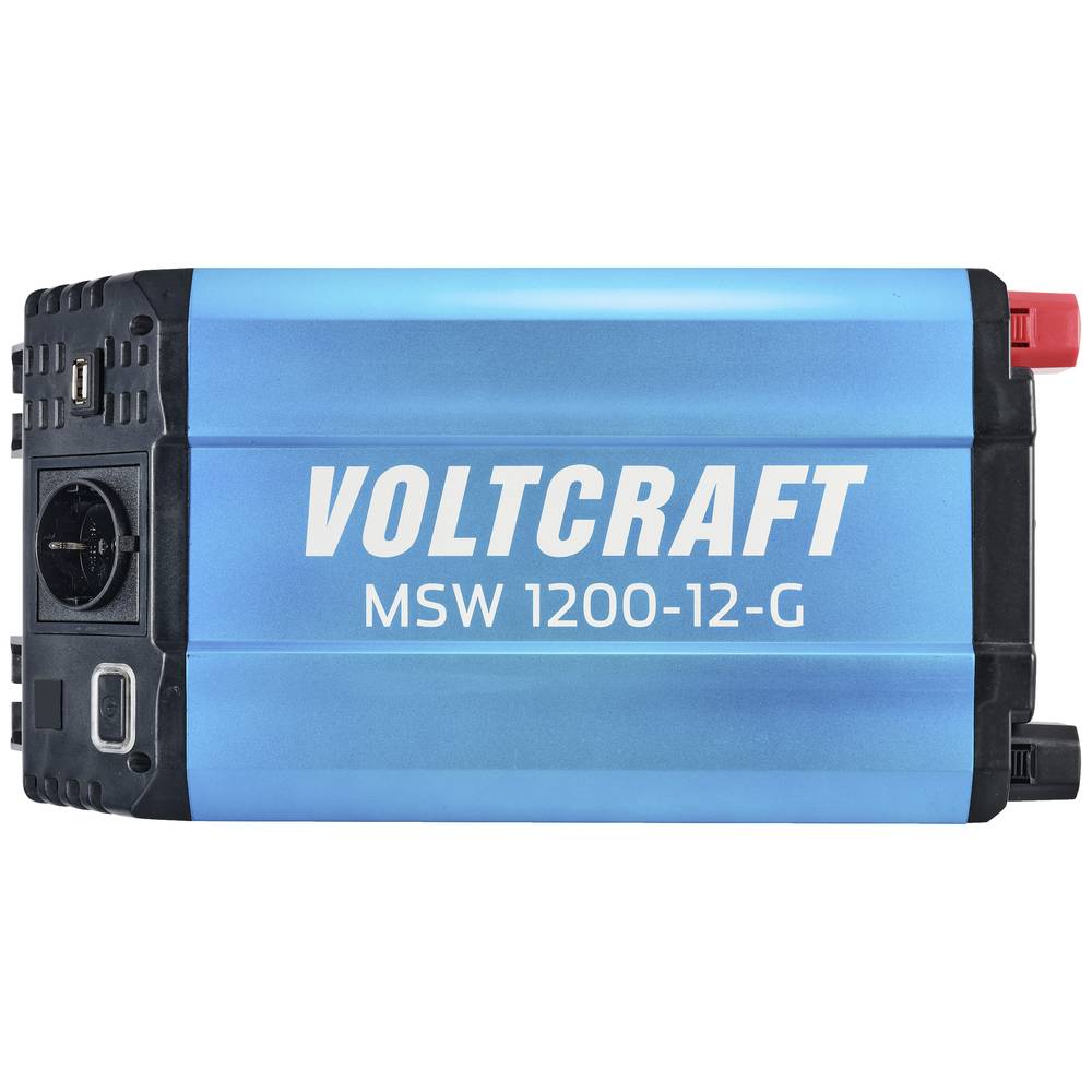 VOLTCRAFT Wechselrichter Inverter MSW 1200-12-G 1200W 12V DC 230V AC Sinuswelle - 4064161246932