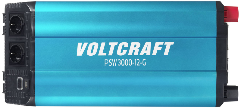 B-Ware Voltcraft Wechselrichter Psw 3000 12 G 3000 W 12 V/Dc   230 V/Ac Reine Sinusw826 - 4064161291208