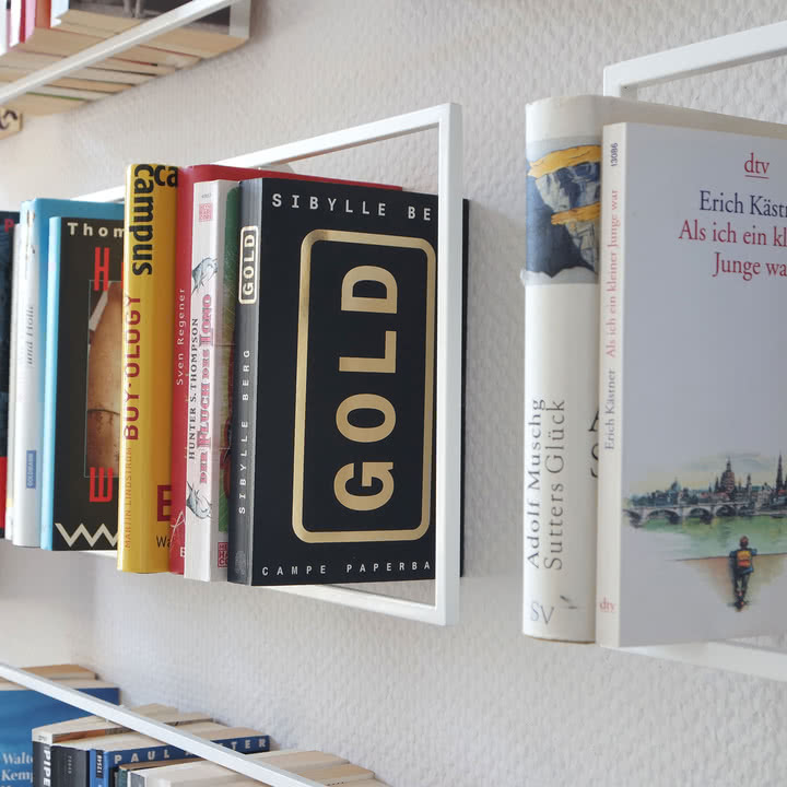 B-Ware Vonbox Bücherrahmen Frame Bücherregal Schweberegal Wandboard Siehe Text/Foto - 4260343553229