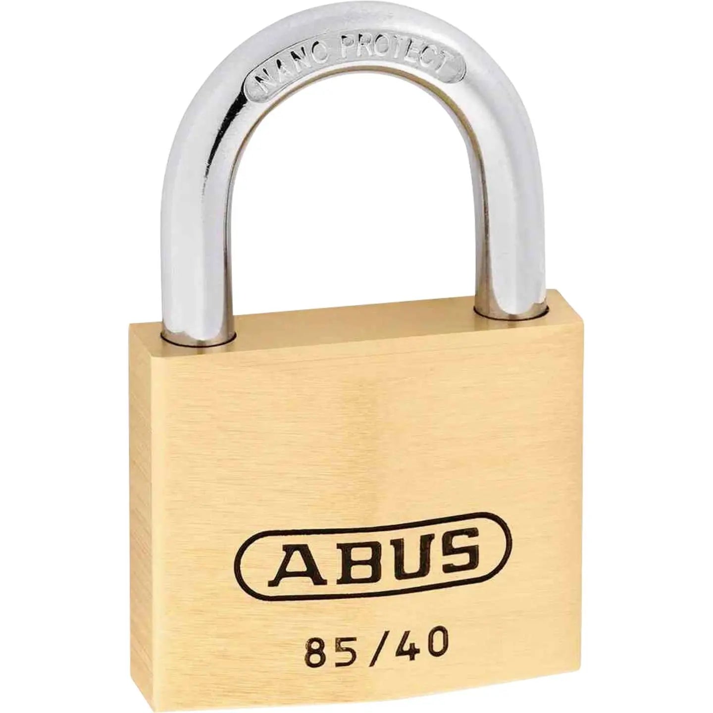 B-Ware Abus Vorhangschloss Messingschloss Schloss 85 40 Lock Tag 2 Schlüssel 16 Stück - 4003318806308