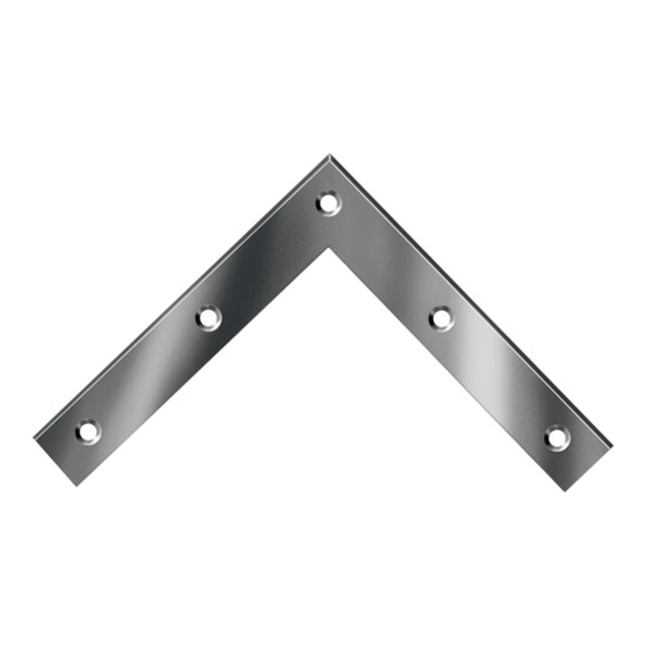 B-Ware Vormann Eckwinkel Winkelverbinder Metallwinkel 120x120mm Stahl Verzinkt 20 Stück - 4003984906449