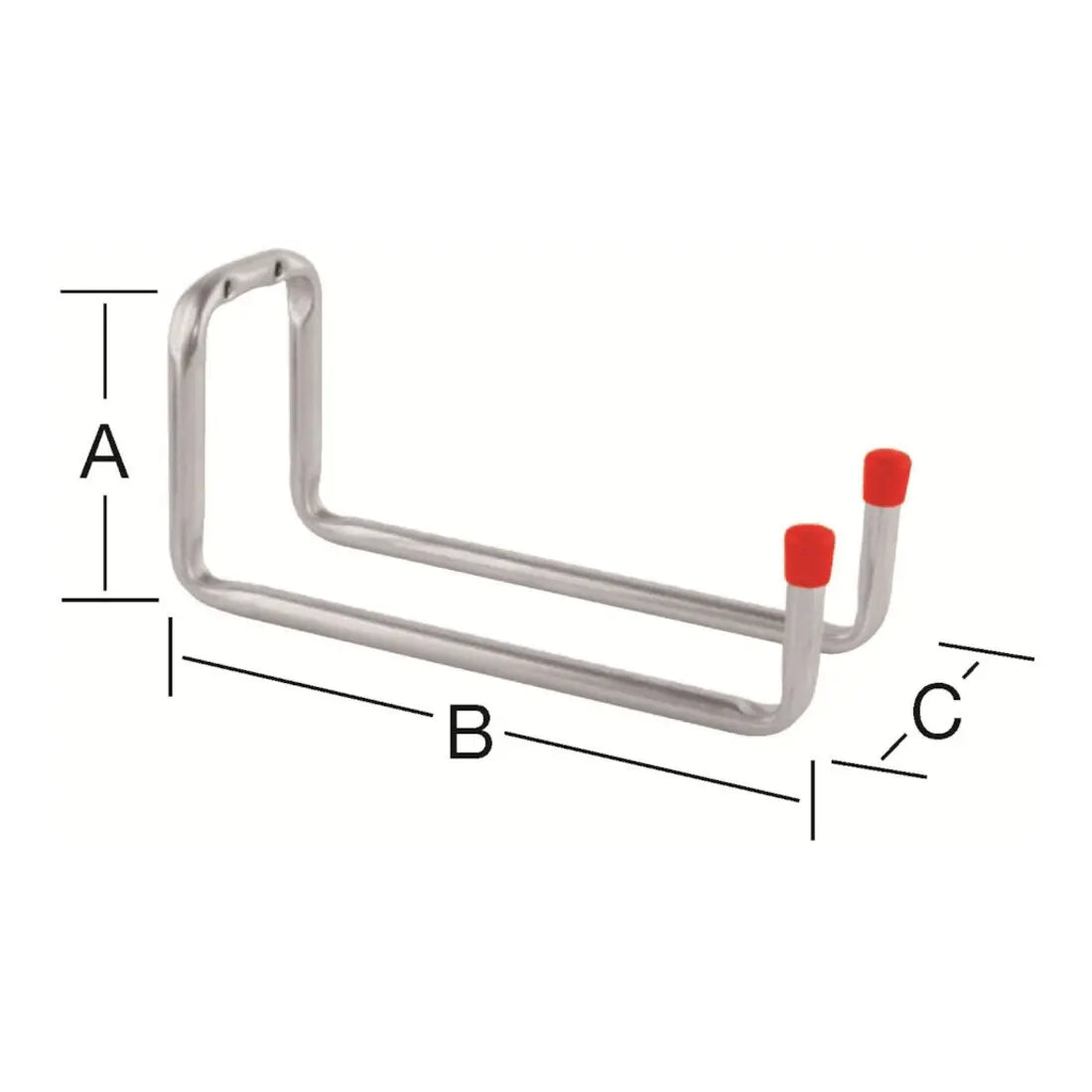 B-Ware Vormann Gerätehalter Halter Stahl Werkzeughalter Anschrauben Verzinkt 6 Stück - 4003984370523