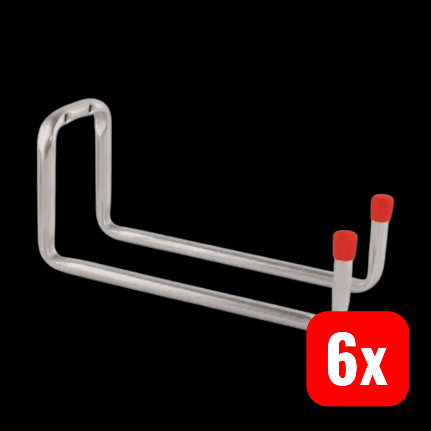 B-Ware Vormann Gerätehalter Halter Stahl Werkzeughalter Anschrauben Verzinkt 6 Stück - 4003984370523