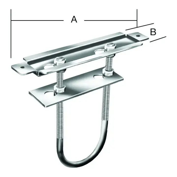 B-Ware Vormann Heizkörperkonsole Halterung Stahl Höhenverstellbar Blau 190mm 4 Stück - 4003984270793