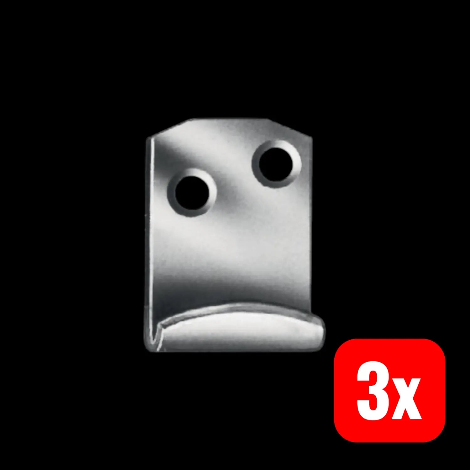 B-Ware Vormann Schließhaken Haken Stahl Verzinkt Blau Din3133 83mm 25mm 3 Stück - 4003984900201