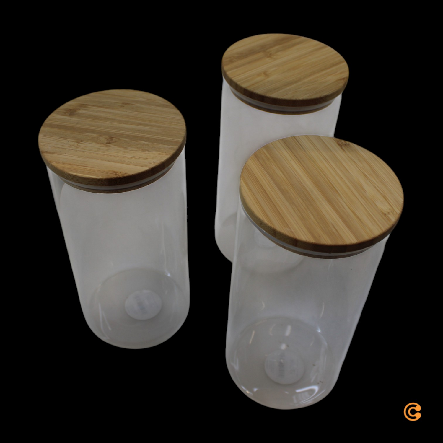 B-Ware Butlers Vorratsglas Set Woodlock Borosilikatglas Vorratsbehälter Siehe Text/Foto - 4035644518341