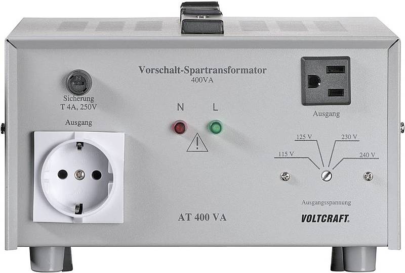 B-Ware Voltcraft At 400 Nv Vorschalt Transformator Spannungswandler Vorschalt Trafo 400 - 4016138520842
