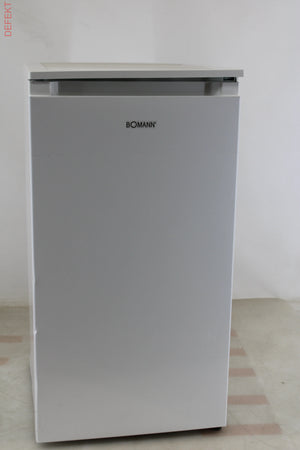 D-Ware Bomann Kühlschrank Kühlgerät Weiß 87 L Standgerät Gemüsefach 45cm Defektware