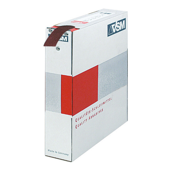 Vsm Schleifgewebe Sparrolle Schleifband Metall Braun 40mmx50m Korn 320 B-Ware - 4018875266687