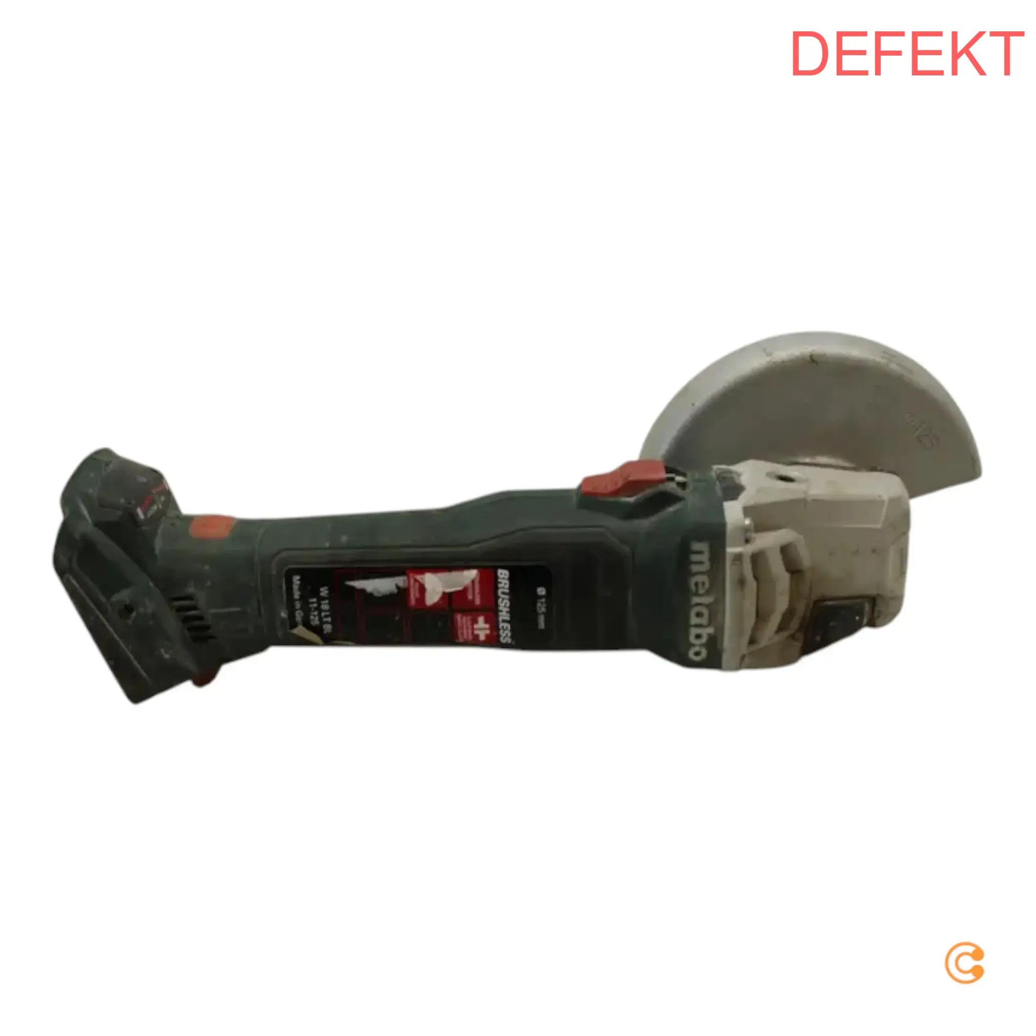 Metabo W 18 Lt Bl 11 125 613052850 Akku Winkelschleifer 125 Mm Schleifmaschine D-Ware - 4061792205352