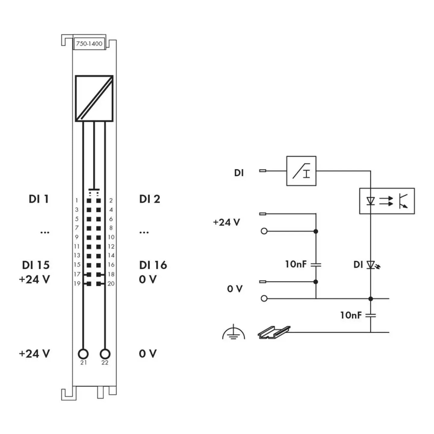 B-Ware Wago 16 Kanal Digitaleingangsmodul 750 1400 1 St Steuerung  - 4045454880590