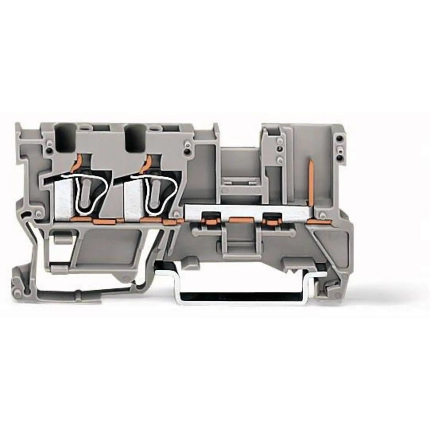 B-Ware Wago Basisklemme Anschlussklemme Klemme 2 Leiter 1 Pin 769 251 50 Stück - 4044918554770