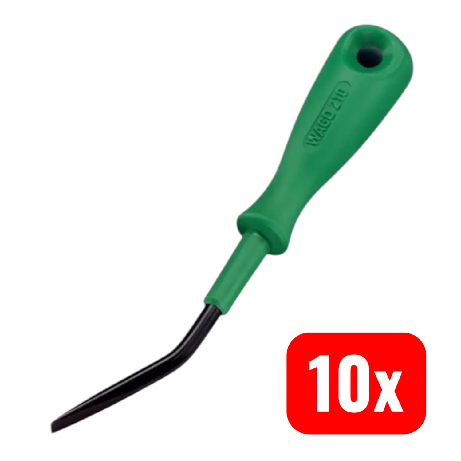 B-Ware Wago Betätigungswerkzeug Werkzeug Kabelzubehör 210 Serie Grau 7.15g 10 Stück - 4045454997359