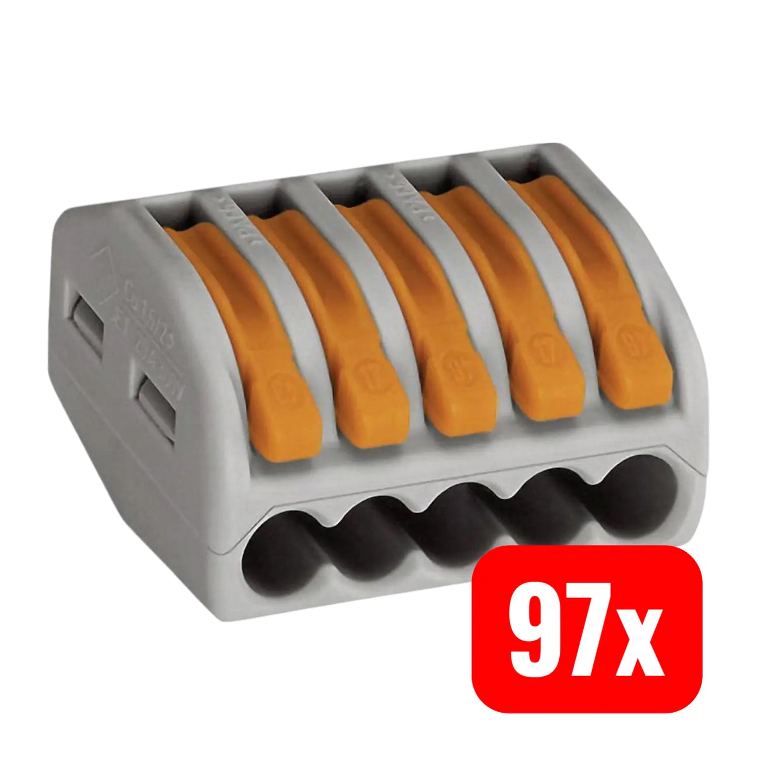 B-Ware Wago 222 415 Verbindungsklemme Flexibel 0.08 4 Mm² Starr 0.08 2.5 Mm² 97 Stück - 4044918464956