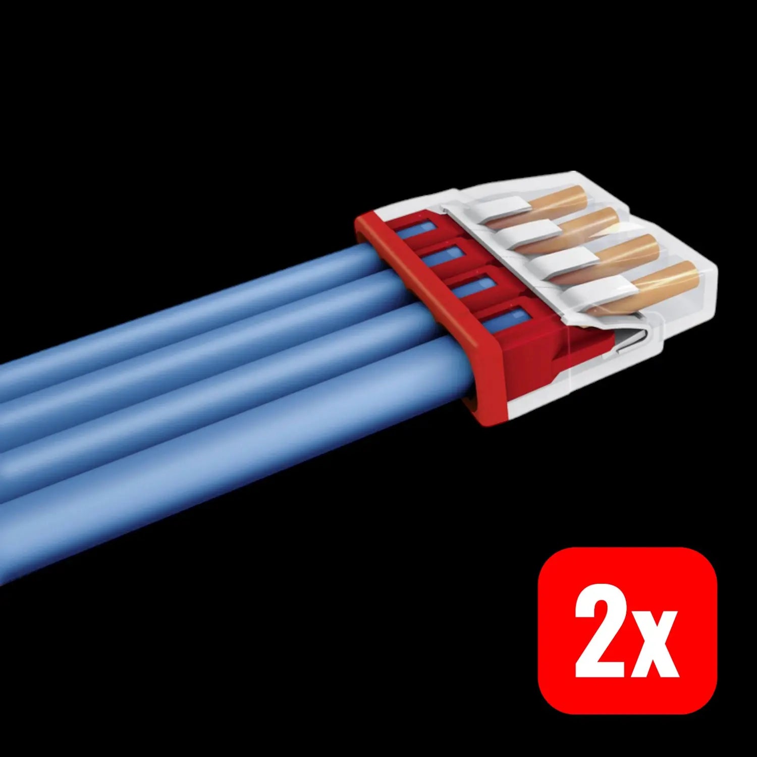 B-Ware Wago 2273 203 100 2273 Dosenklemme 0.5 2.5 Mm² Verbindungsdosenklemme 2 Stück - 4050821027850