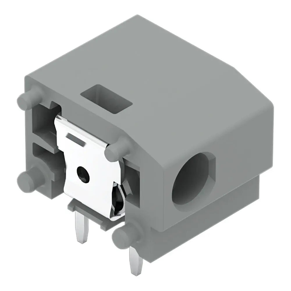 B-Ware Wago Federkraftklemmblock Reihenklemme Print Dunkelgrau 1 Pol 1.50mm² 400 Stück - 4044918832724