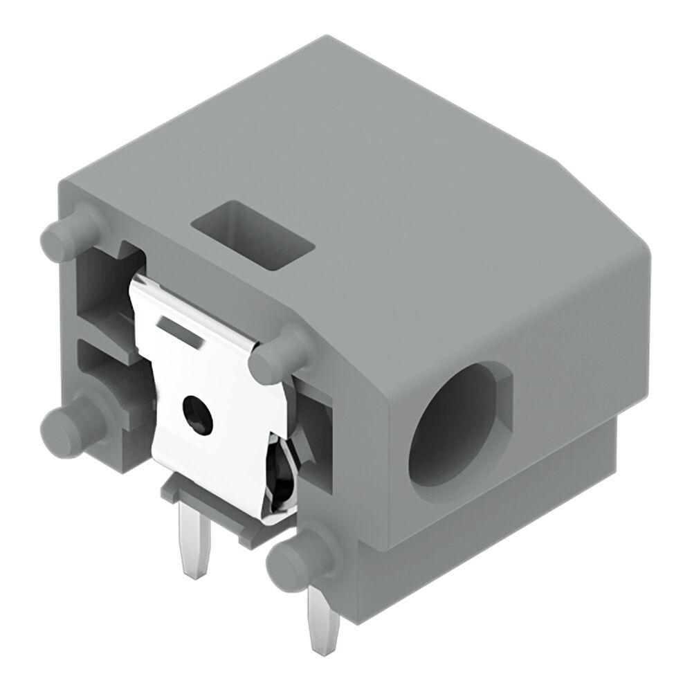 WAGO Federkraftklemmblock Reihenklemme Print Dunkelgrau 1-pol 1.50mm² 400 Stück - 4044918832724