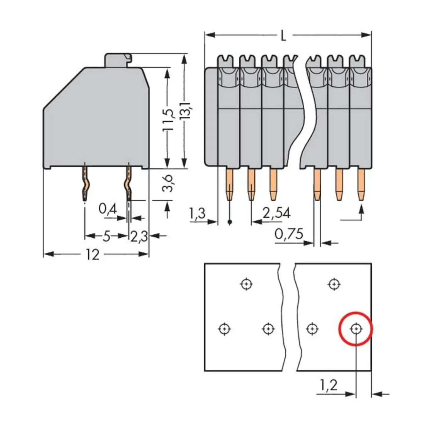 B-Ware Wago Klemmblock Verbindungsklemme 250 1407 240 St Montagezubehör - 4044918643269