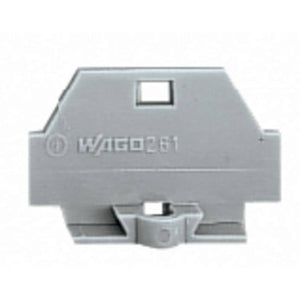 B-Ware WAGO Abschlussplatte Platte 262-361 Grau LxBxH 33.4 x 3 x 23 mm 455 STÜCK