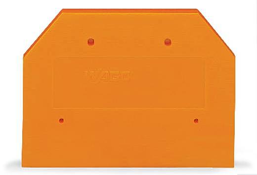 Wago Abschlussplatte Trennplatte 282 312 Orange Industriepackung 50 Stück B-Ware - 4017332286114