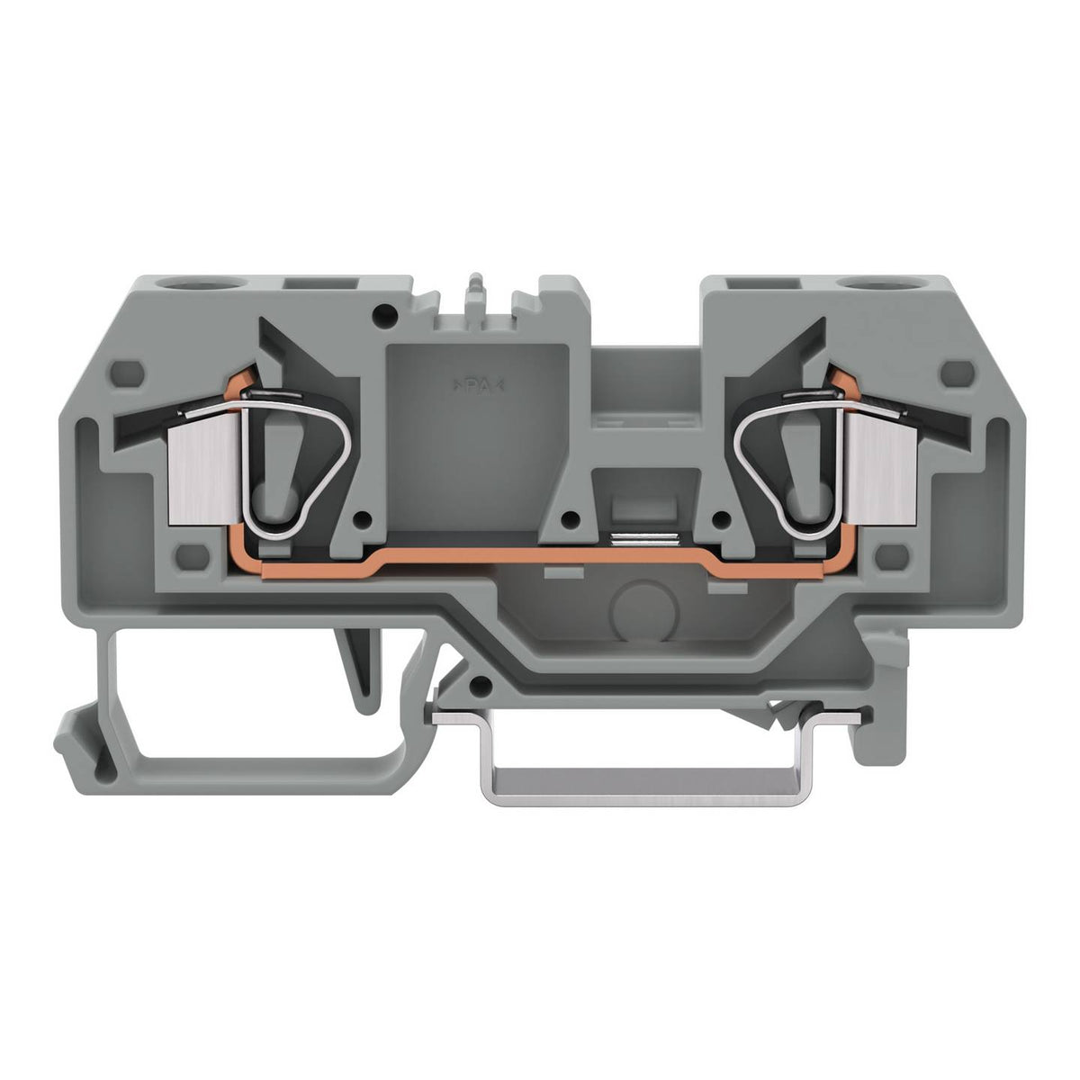 WAGO 282-901 Durchgangsklemme Klemme 8 mm Zugfeder Belegung L Grau 50 St - 4044918445801