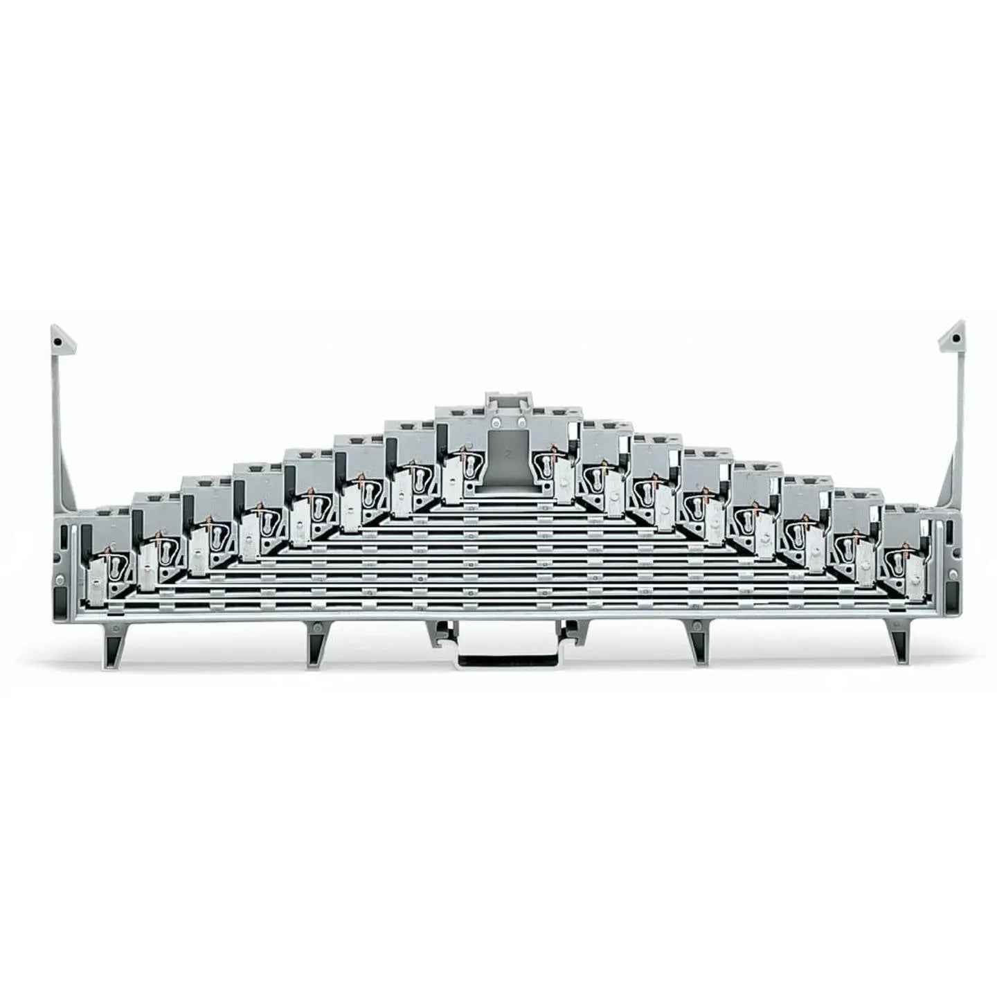 B-Ware Wago Rangierklemme Reihenklemme Zugfeder Klemme 727130001000 Grau 25 Stück - 4045454187842