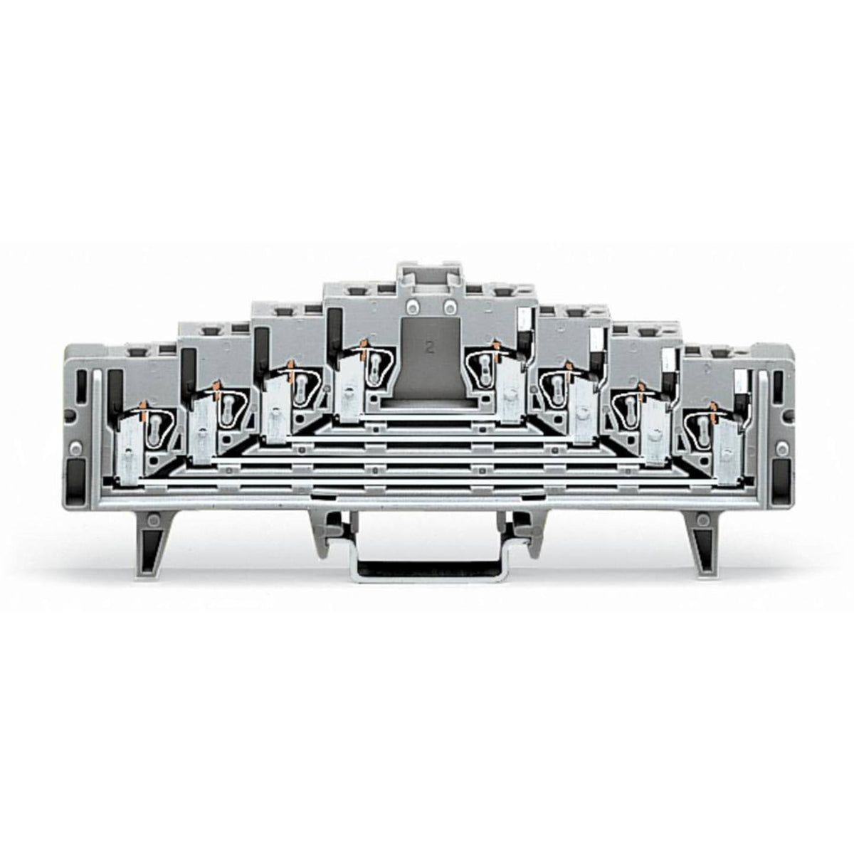 Wago Rangierklemme Klemmleiste Klemme 7.62 mm Zugfeder Belegung L Grau 50 Stück - 4045454188603