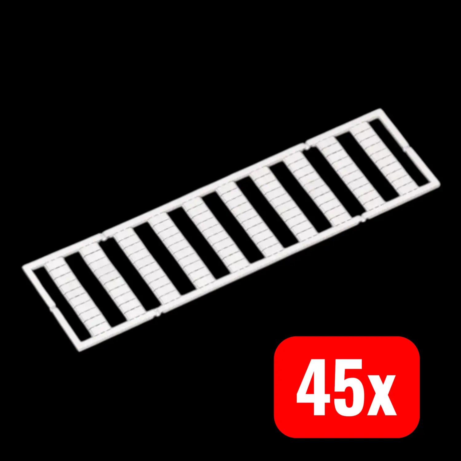 B-Ware Wago Bezeichnungskarten Beschriftungskarten Weiß Serie 793 Senkrecht 45 Stück - 4017332634588