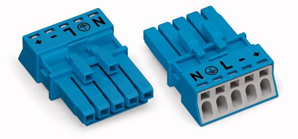 Wago Netz Steckverbinder Steckdose Winsta Mini Buchse Gerade 5 Polig 16 A 50 St B-Ware - 4045454726737