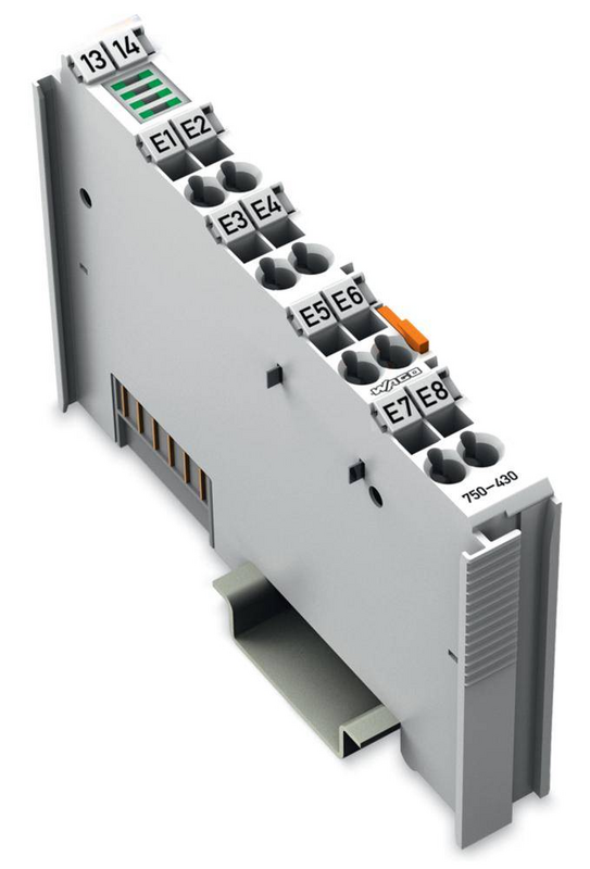 Wago Sps Digitaleingangsmodul 750 430 Licht Grau Ip20 Ts 35 Sps Modul Klemme B-Ware - 4045454392802