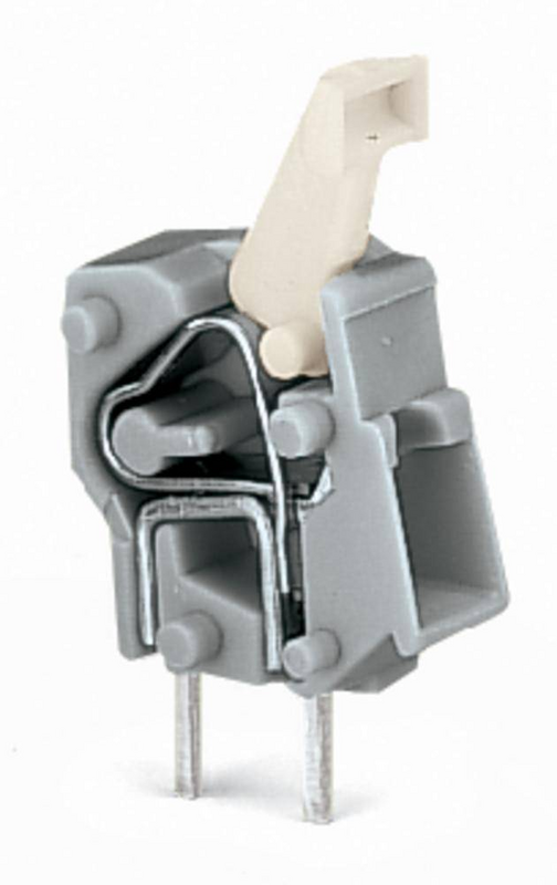 Wago 257 501 Federkraftklemmblock 2.50 Mm² Polzahl 1 Grau Printklemme Stecker B-Ware