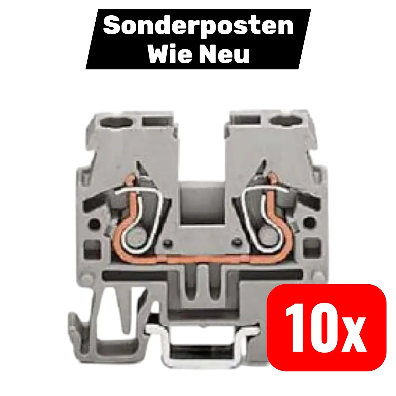 B-Ware Wago Gmb H Co Kg Durchgangsklemme Reihenklemme 870 911 24 A 500 V 10 Stück - 4044918478458