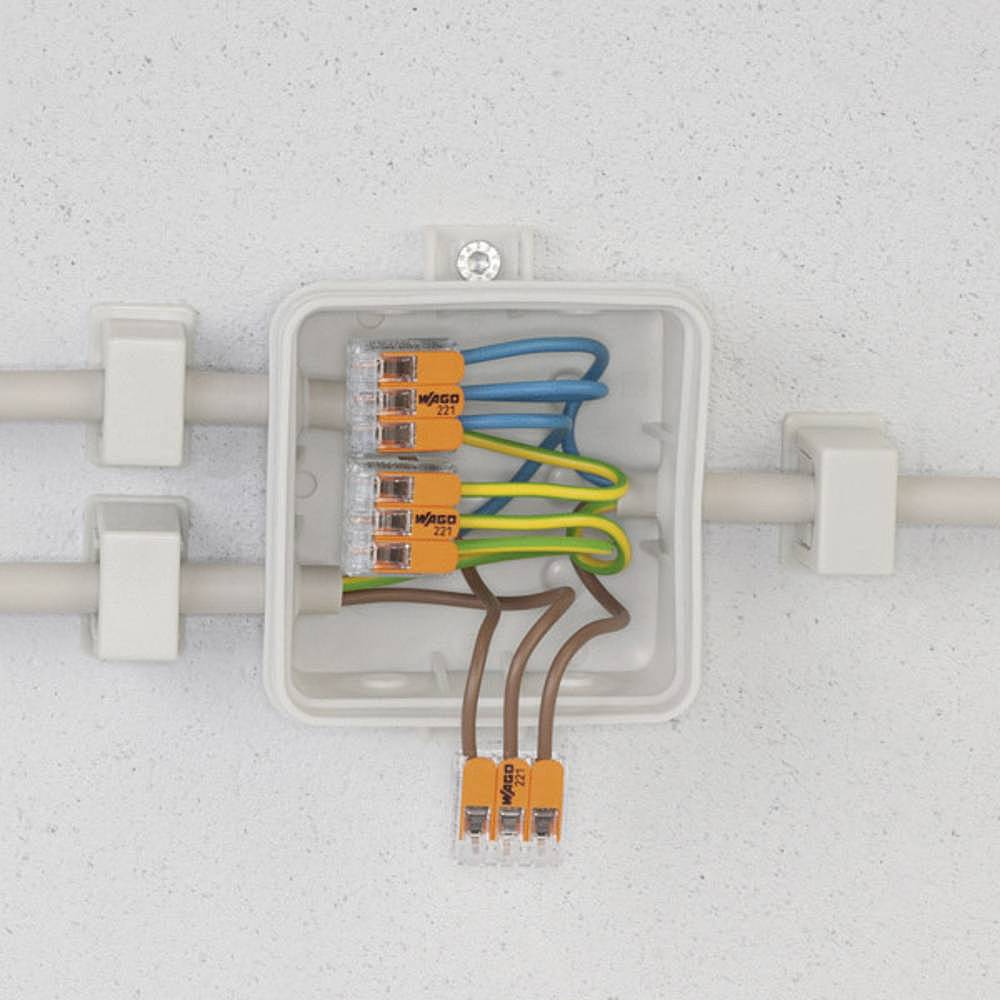 Wago 221 412 Verbindungsklemme 100 St. Flexibel 0.14 4mm² Starr 0.2 4mm² Orange B-Ware - 4050821808435