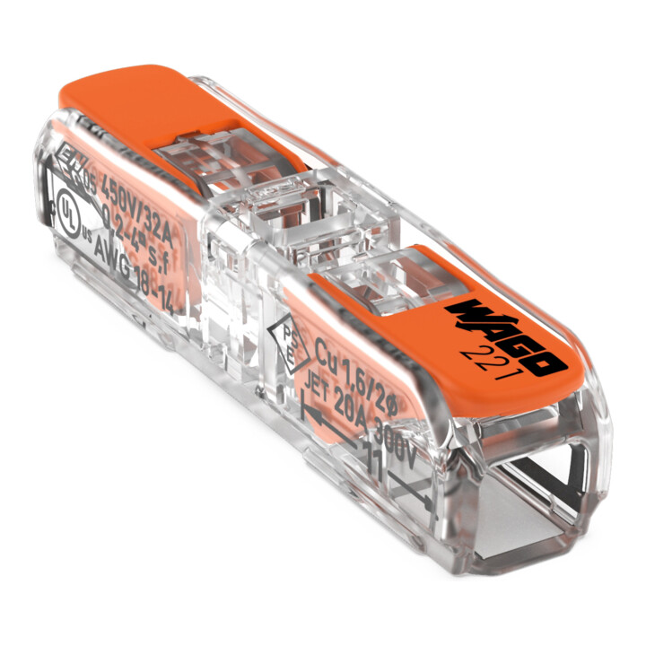 B-Ware Wago Gmb H Co Kg Durchgangsverbinder Verbinder 221 2411 Transparent 60 Stück - 4055144049404