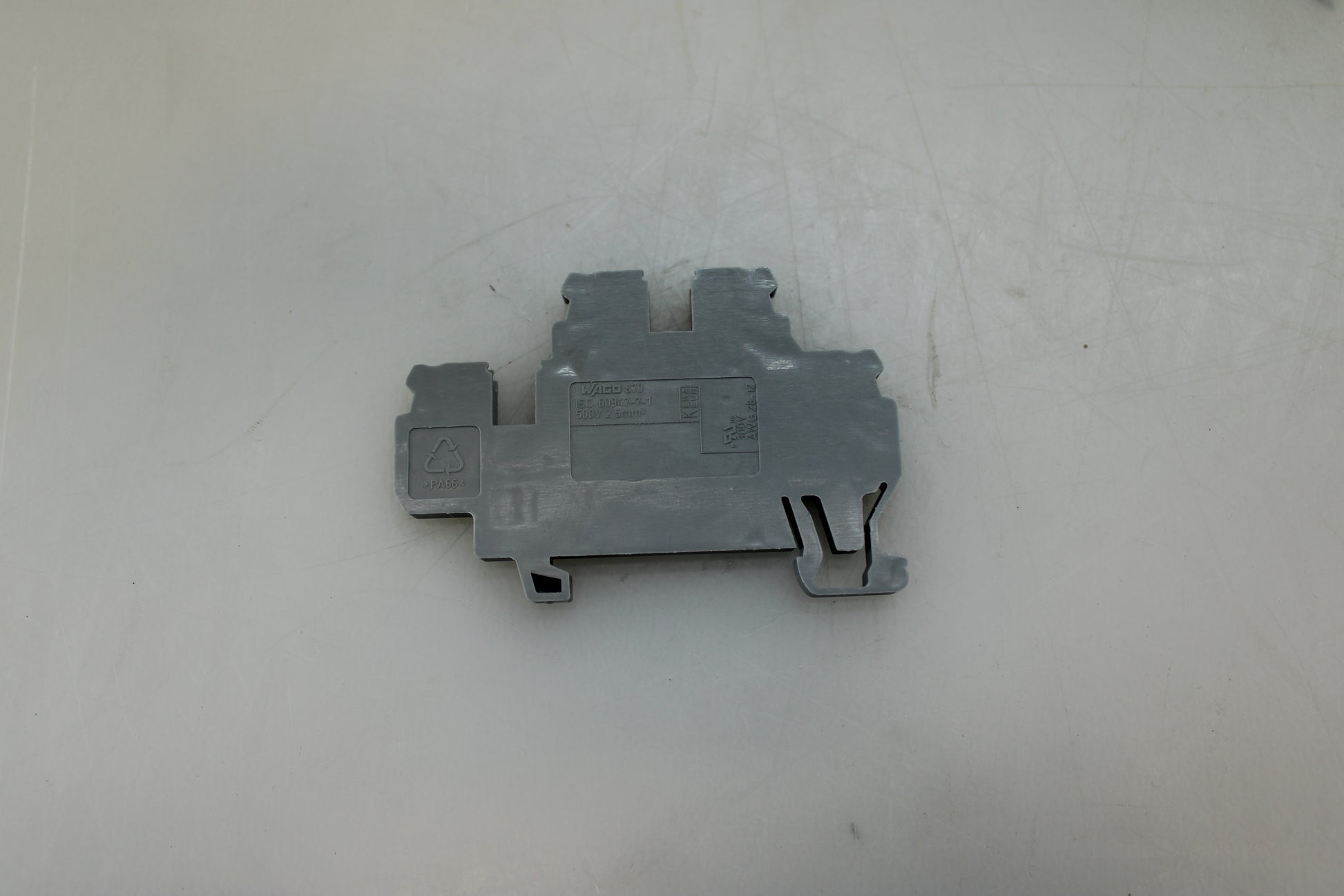 Wago Kontakttechnik Doppelstockklemme 0,08-2,4mmq grau L/L 870-501 - 4044918630863
