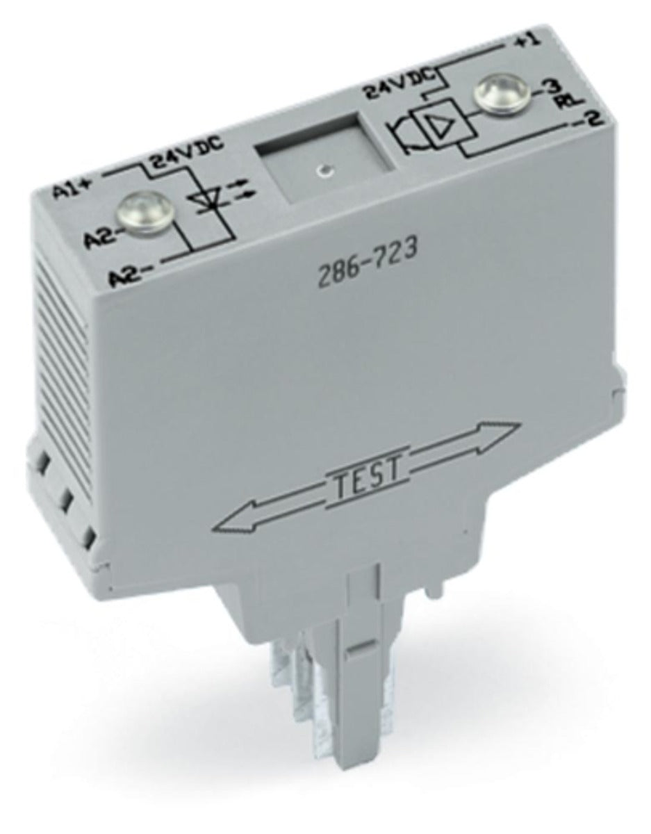 B-Ware Wago Optokopplerrelais Relais Grau Steckanschluss Schaltspannung 30 V/Dc  - 4050821371472