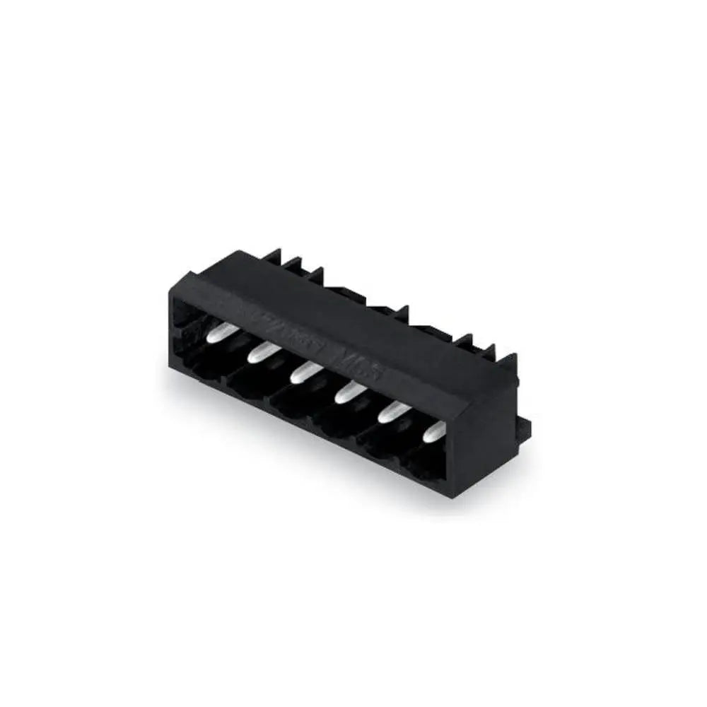 B-Ware Wago Stiftleiste Buchsenleiste Steckverbinder Schwarz 4polig Gewinkelt 200 St - 4044918988667