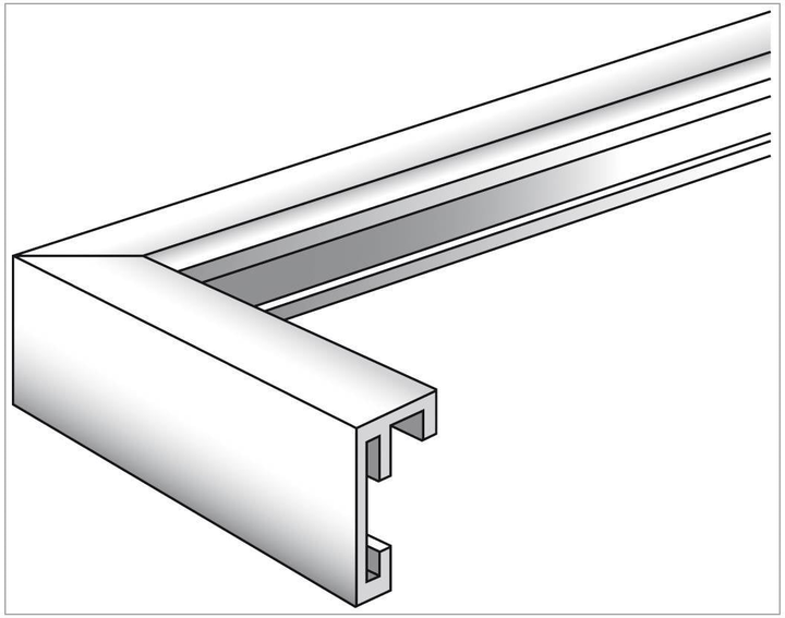 Walther+ Design Bilderrahmen Wechselrahmen Din A4 Aluminium Silberrahmen 3 Stück B-Ware - 4004122212149
