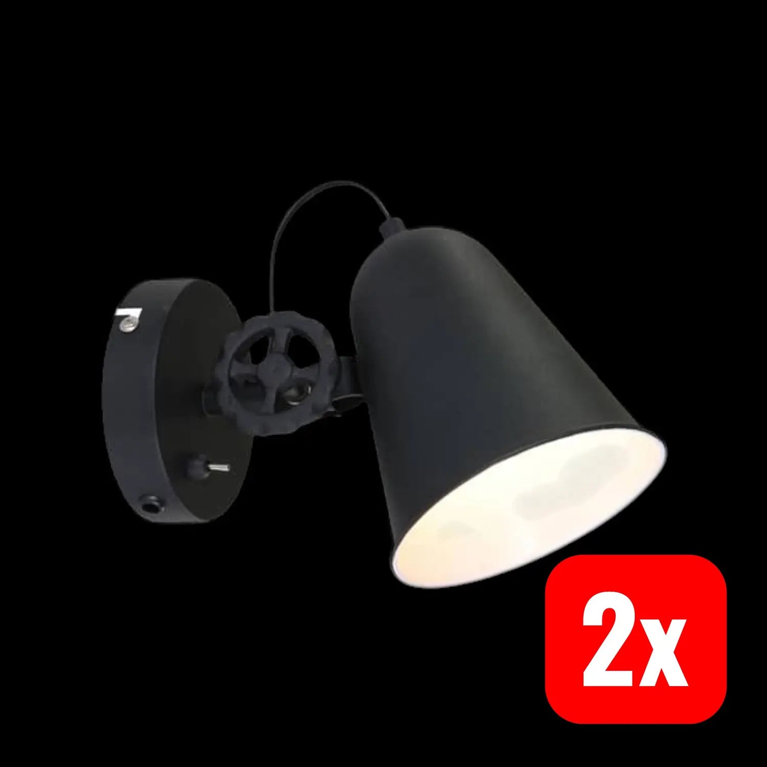 B-Ware Steinhauer Wandlampe Anne Dolphin Wandleuchte Wandlicht Leuchte Lampe 2 Stück - 8712746122510