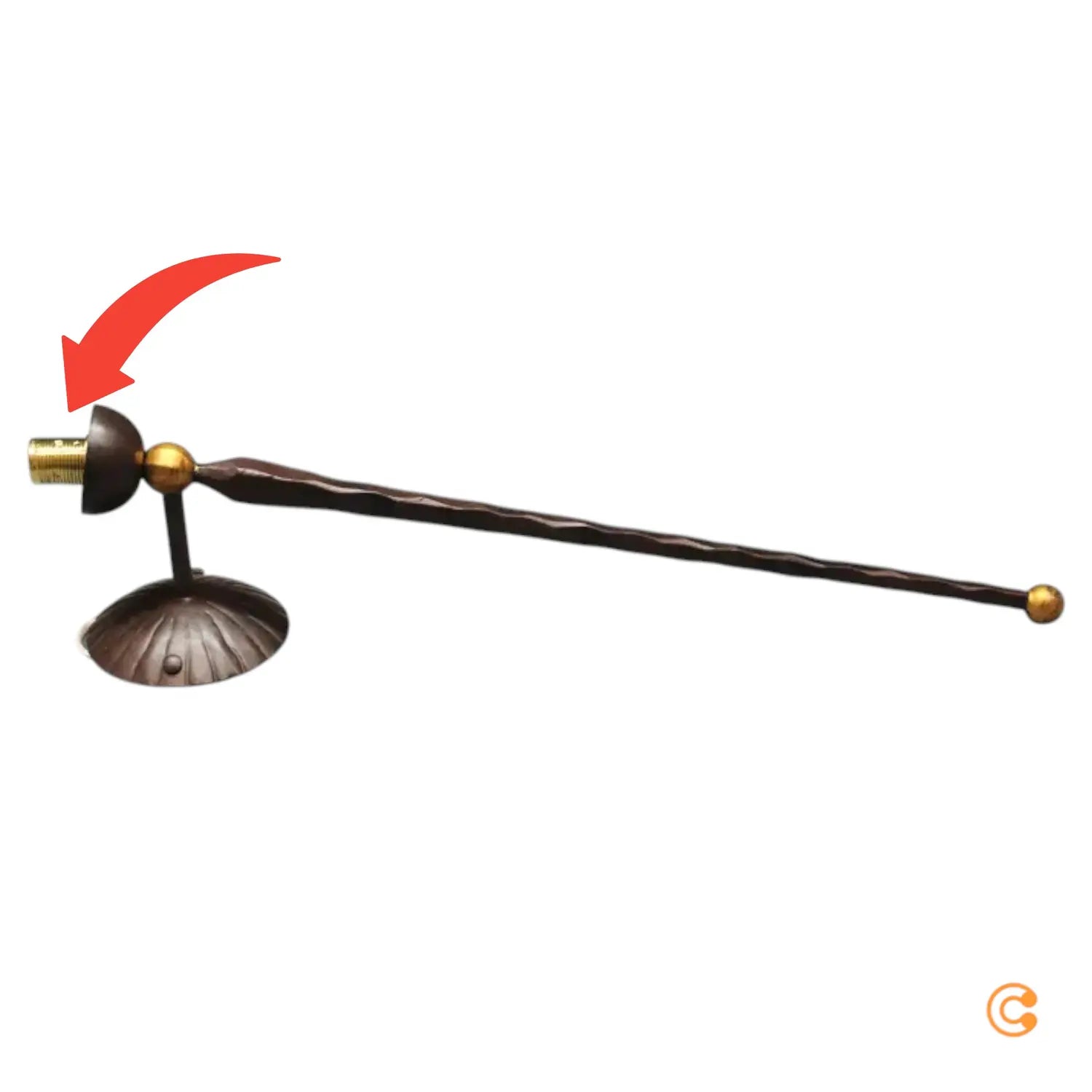 B-Ware Kögl Wandlampe Leuchte Antico Scavoglas Rund Höhe 73 Cm Siehe Text/Foto - 10004854