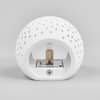 Lindby Wandlampe Jiru Wandleuchte Lampe Leuchte Wohnzimmer Flur Gipskugel weiß - 4251096524369
