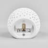 B-Ware Lindby Wandlampe Jiru Wandleuchte Lampe Leuchte Wohnzimmer Flur Gipskugel Weiß   - 4251096524369
