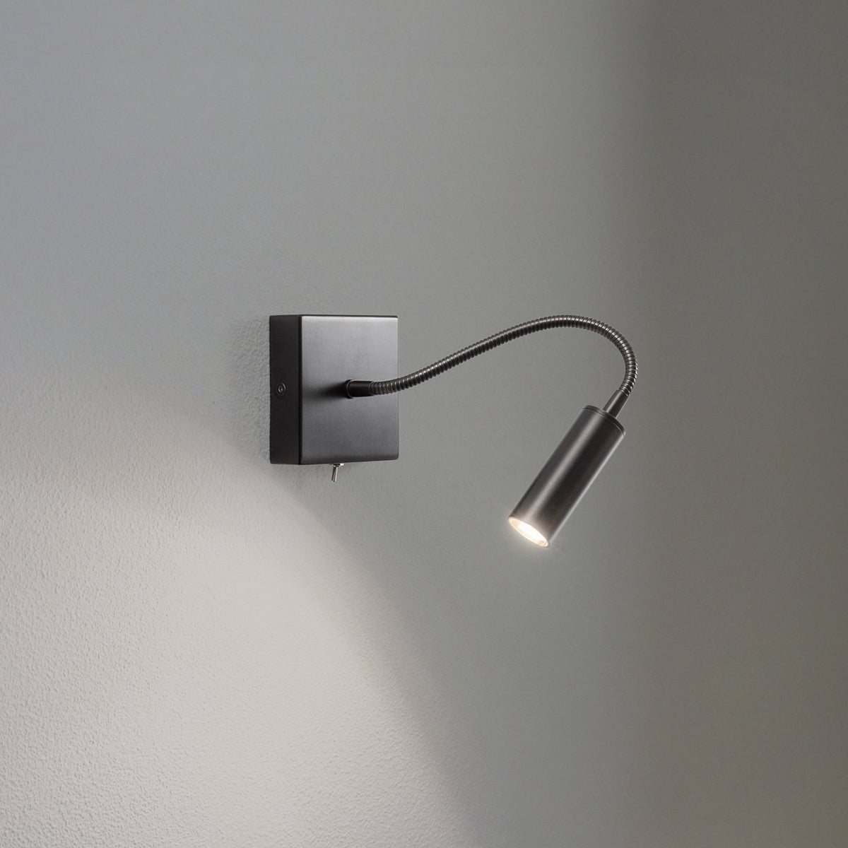 Argon Ojos Wandlampe Leselampe G9 anthrazit verstellbar 33 cm Stahl mit Schal483 - 5902553237702