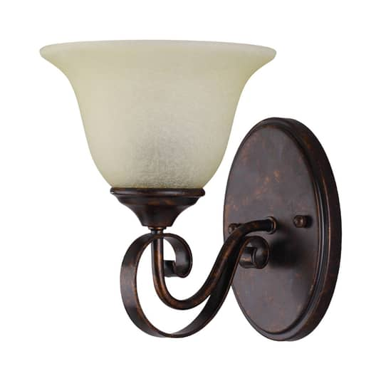 B-Ware Lucande Wandleuchte Svera Wandlampe Lampe Leuchte Landhausstil E27 Led Braun - 4251096509939