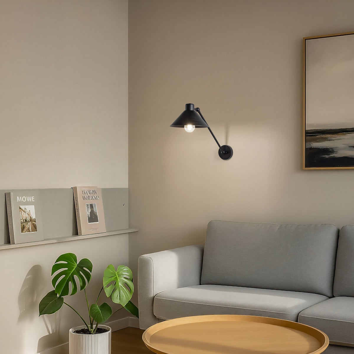 Euluna Wandleuchte Alan beweglich Wandlampe Leuchte Lampe Leselampe Leseleuchte - 5902553231182