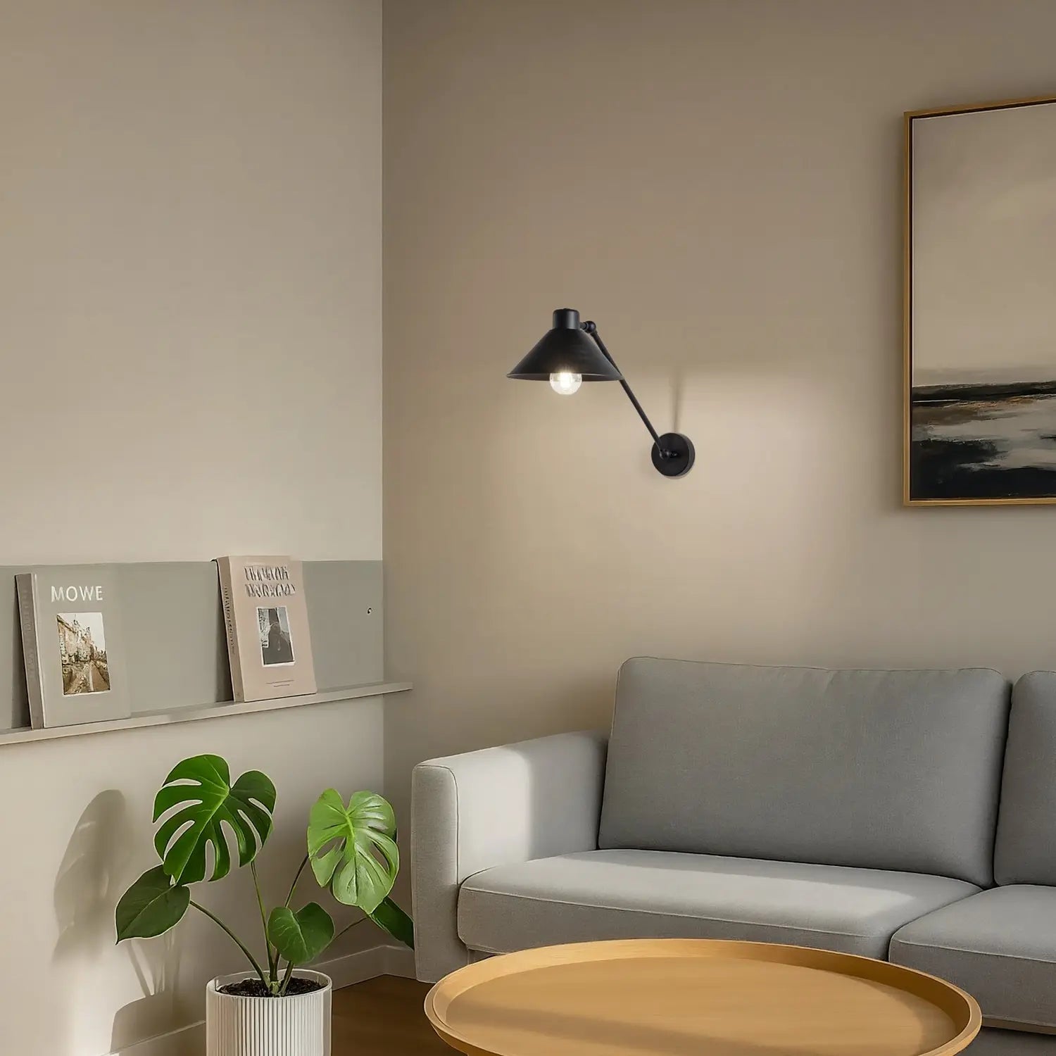 B-Ware Euluna Wandleuchte Alan Beweglich Wandlampe Leuchte Lampe Leselampe Leseleuchte  - 5902553231182