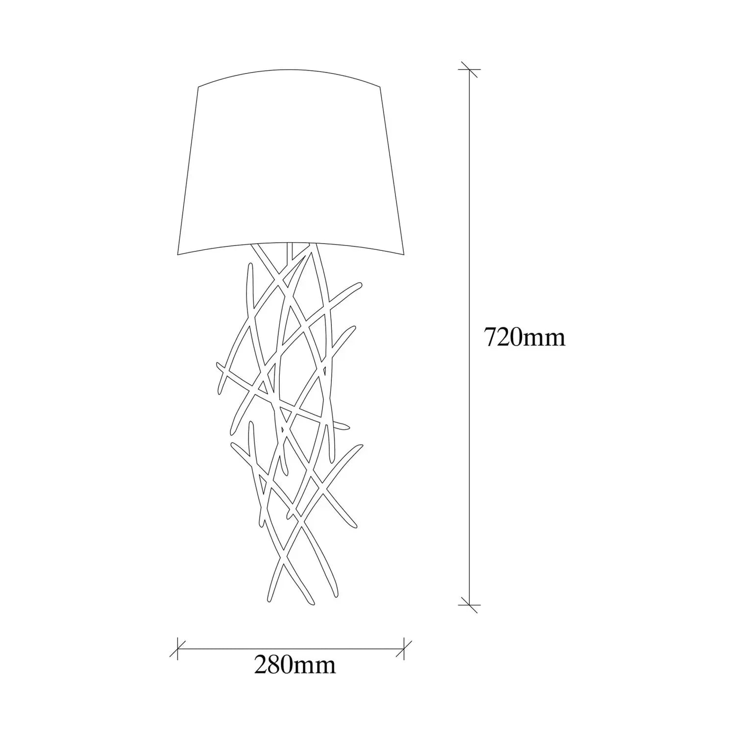 B-Ware Asaf Wandleuchte Wandlampe Stoffschirm Schwarz Leuchte Lampe Beleuchtung - 8681875580563