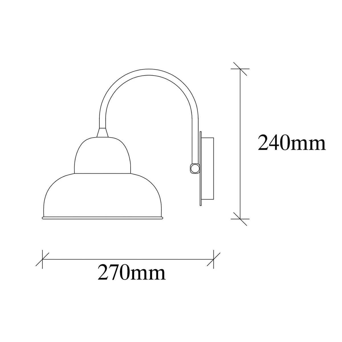 Opviq Wandleuchte Berceste 180-A Wandleuchte Lampe gold Wandmontage - 8681875546149