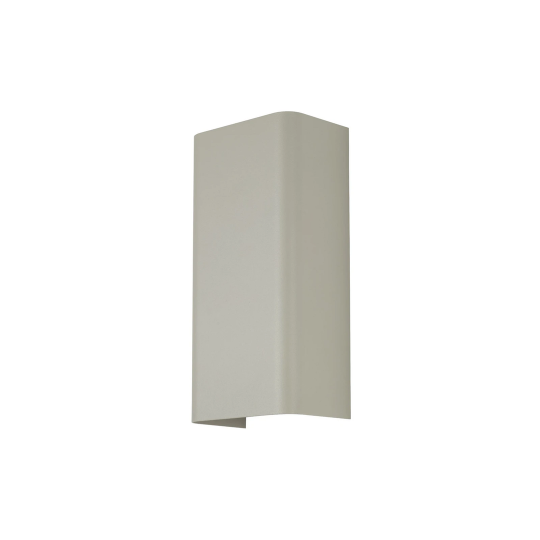 Nowodvorski Lighting Wandleuchte Bergen Wandlampe Hellgrau Metall 23cm Hoch Gu10 B-Ware